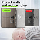 8 Pcs Silicone Door Stoppers Wall Protectors With Strong Adhesive For Noise Redu