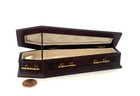 Bespaq Dollhouse Miniature Satin Lined Casket With A Mahogany Finish 8000
