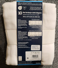 Gerber Birdseye Flatfold Cloth Diapers 10 Pack White 100  Cotton Lot Of 2 New