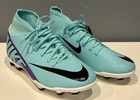 Nike Jr  Mercurial Superfly 9 Club Soccer Cleats - 3 5y-light Green purple Nwt