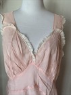 Vintage Stonecutter Slip Dress Bias Cut Pink Peach 30s 40s Rare Xl 
