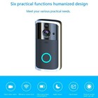 Wifi Video Doorbell Camera 1080p Wireless Smart Two-way Audio Night Vision App