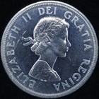 1964 Canada Silver Dollar Choice Brilliant Unc Proof-like Raw Eye Appeal