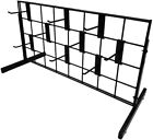 Black Gridwall Countertop Display With Mini T-legs 12 x24 