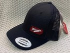 Milwaukee 505b Gridiron Snapback Trucker Hat Black Yupoong - New With Tags