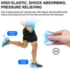 Gel Silicone Heel Pads 2 Pairs Heel Cups For Achilles Tendonitis shoe Wedge   