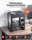 Vevor 6u Network Rack 7 87 Inch Depth Open Frame Server Rack For 10 Inch Network