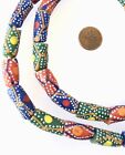 Amazing Ghana Handmade African Mixed Recycled Glass African Trade Beads-ghana