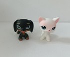 2pcs lot Littlest Pet Shop Lps Dog Cat  325 64 Animals Figure Toys