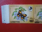 G6895  Lesotho  1984  Butterflies  Overprint  Errors  Mnh