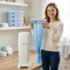 Round Diaper Pail Refill Bags Compatible With Diaper Genie   Munchkin  7-layer T