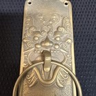 Door Knocker Pull Classic Dragon Motif Serpent Vintage Brass Free Shipping