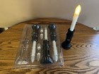 Bethlehem Lights set Of 4 premium Cordless Window Candles white   Black Nwob