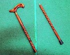 Men-women-old People Beautiful Hand Carved Design Wooden Walking Stick Cane