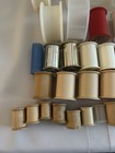 Vintage Lot Wooden plastic Sewing Spools - 100 Spools