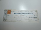 R15c - Mclaughlin   Ryland Bankers - Bank Check - San Jose Ca - 1864
