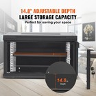 Uimoso 6u Wall Mount Network Server Rack Cabinet Enclosure 15 5   Deep Door Lock