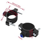 Kyuionty 4 Pack Drain Saddle Valve  1 4 Quick Connect For 73 X 57 Mm  4
