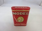 Vintage Advertising Empty  Model  Vertical Pocket Tobacco Tin  574-