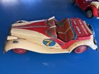 Vintage Bandai Mg 1956 Overland Race Winner Tin Litho Friction Toy Race Car