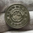 2000 Liberia 1 Dollar Coin Asian Dragon Lizard Mythical Animal Wildlife