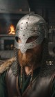 Medieval Viking Gjermundbu Helmet   Authentic Etched Norse Warrior Battle   Larp