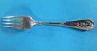 Sterling Silver Wallace Rose Point 7    Long Dinner place Fork 46 Grams