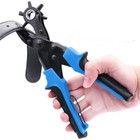 10  Heavy Duty Leather Hole Punch Pliers - 6 Sizes Belt Hole Puncher Tool 