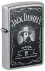 Zippo 48748 Windproof Street Chrome Lighter With Jack Daniels   Logo  New In Box