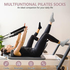 6 Pairs Pilates Socks With Grips For Women Non Slip Grip Socks Yoga Socks Ballet