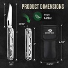 Mossy Oak 12-in-1 Multitool Folding Tool Multifunctional Edc Tool W belt Clip