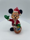 Disney Mickey Mouse Kurt Adler Santa   s World Christmas Tree Ornament Vintage