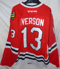 Portland Winterhawks Keegan Iverson Signed Game Worn Used Chl Hockey Jersey