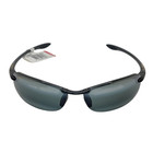 Maui Jim Makaha Mj405 02 Gloss Black neutral Grey Lens 64mm Men s Sunglasses