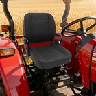 Universal Forklift Seat Tractor Seat With Armrest   Safe Belt Riding Mower Seat