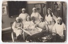 1931 Girls Books Medical School Student Maternity Hospital Anatomy Antique Photo