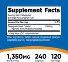 Fenugreek Seed 1350mg  240 Capsules - Gluten Free  Non-gmo  675mg Per Capsule
