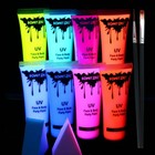 Water Base Cream Face Body Paint Stage Makeup Color Kit Uv Neon Glow Xmasgifts