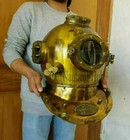 18  Divers Helmet Diving Helmet U s Navy Mark V Deep Sea Antique Scuba Vintage