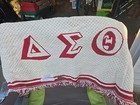 Rare Delta Sigma Theta Sorority Blanket Woven Throw Blanket