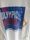 Vintage 1996 Atlanta Olympics Avon  the Olympic Woman  T-shirt S m White Blue