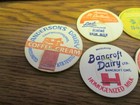 15 Canadian Milk Bottle Caps  12 Different  Prince Edward Moncrief s Bancroft