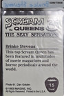 Brinke Stevens  Autographed Card - Scream Queen Classic Gem 
