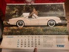 1975 Trw Large Classic Automobile   Race Cars Calendar W  Jb Deneen Art - 23x18