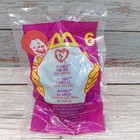 Vintage 2000 Mcdonalds Happy Meal Ty Teenie Beanie Baby Bumble The Bee Toy Nos