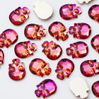 Strass Nail Art Rhinestones Mini Skull Colorful Stones Non Hotfix Crystal