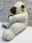 Vintage Dakin Plush White Polar Teddy Bear Hugging Paws 17    Stuffed Animal Rare