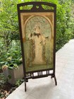 Art Nouveau Decorative Firescreen   Room Screen