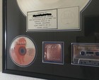 Bush Sixteen Stone Genuine Authentic Riaa Platinum Record Award Trauma Records
