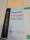 Magnavox Magnacolor Manual And Warranty